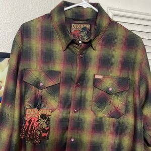 Brand new SOLD OUT DIXXON FREDDY FLANNEL